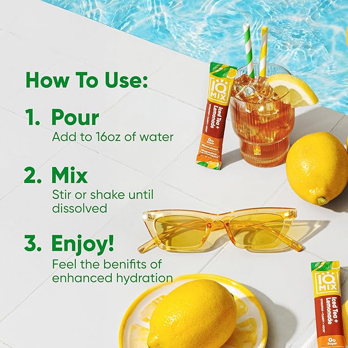 IQMIX Hydration Electrolyte Powder – 4-in-1 Formula for Hydration, Mental Clarity, Mood and