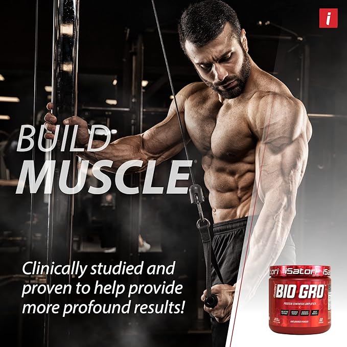 iSatori BIO-GRO Protein Synthesis Amplifier, for Muscle Recovery & Growth, Enhanced Stimulant Free