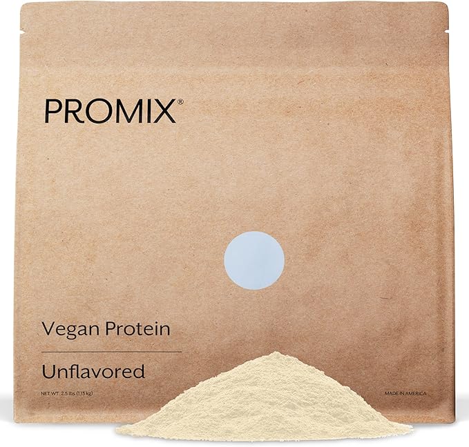 ProMix Nutrition Plant-Based Vegan Protein Powder, Unflavored - Pea Protein & Vitamin B-12 - ­Post