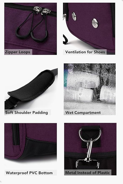 Fitgriff® Gym Bag for Men & Women with Shoe & Wet Compartment - Duffle Bag for Travel, Sports