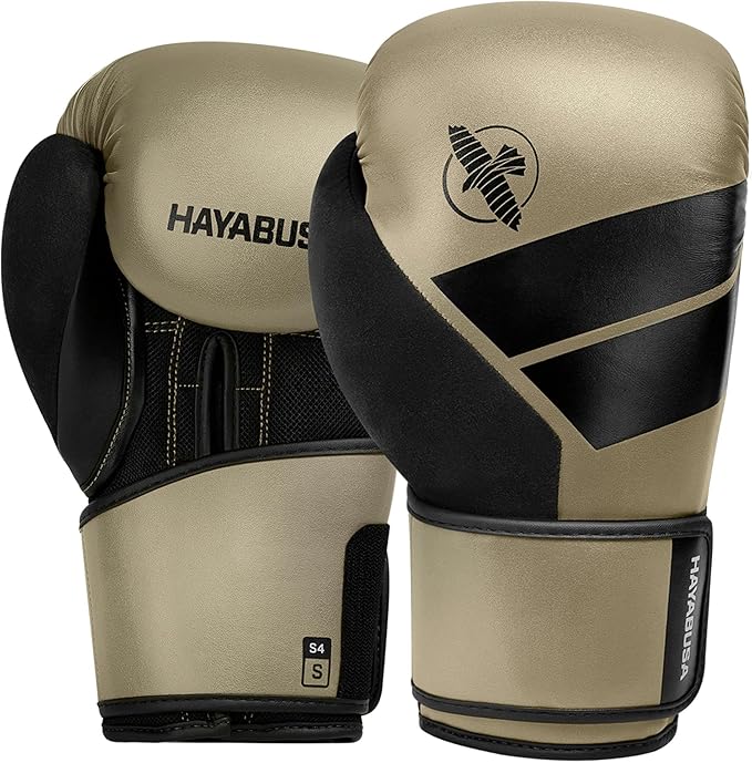 Hayabusa S4 PU Leather Boxing Gloves for Men, Women & Kids, 10oz, 12oz, 14oz, 16oz, Training