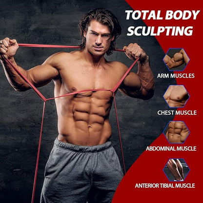 LEEKEY Resistance Bands, Exercise Bands with Handles,Pull Up Assist Bands - Bands for Working