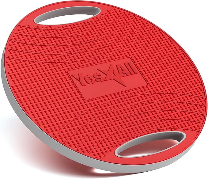 Yes4All Upgraded Wobble Balance Board, 16.34" TPE Non-slip, Stability Board for Home Gym, Standing