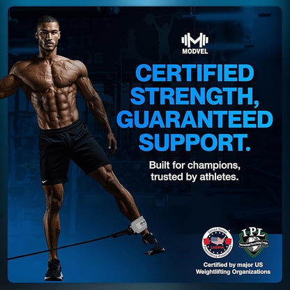 Modvel Gym Ankle Strap for Cable Machines ??Glute & Leg Kickback Ankle Straps for Gym Workouts