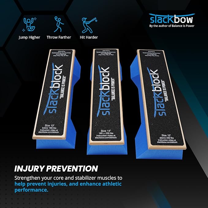 SlackBlock Athletic Balance Trainer – Improve Balance, Stability, and Athletic Performance