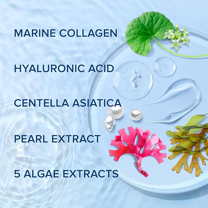 MAREE Collagen Facial Mask with Hyaluronic Acid ??Sheet Face Mask Skincare ??Centella Asiatica