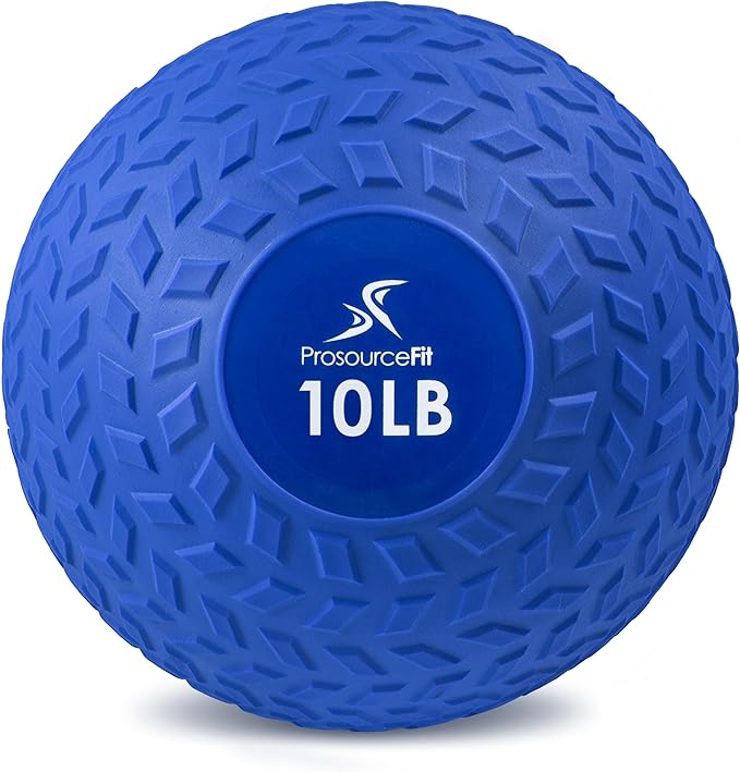 ProsourceFit Slam Medicine Balls 5, 10, 15, 20, 25, 30, 50lbs Smooth and Tread Textured Grip Dead