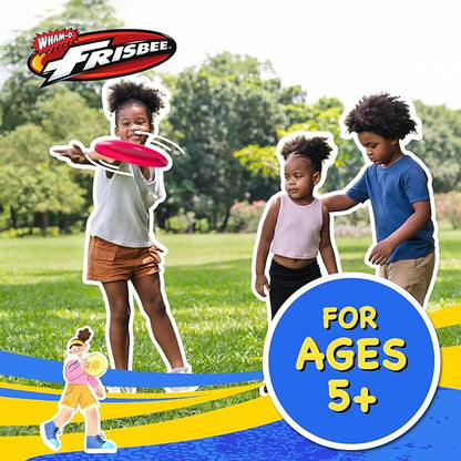 Wham-O Frisbee Go Flying Disc, 9 Inch Lightweight Sports Disc for Beginners Outdoor Beach Backyard