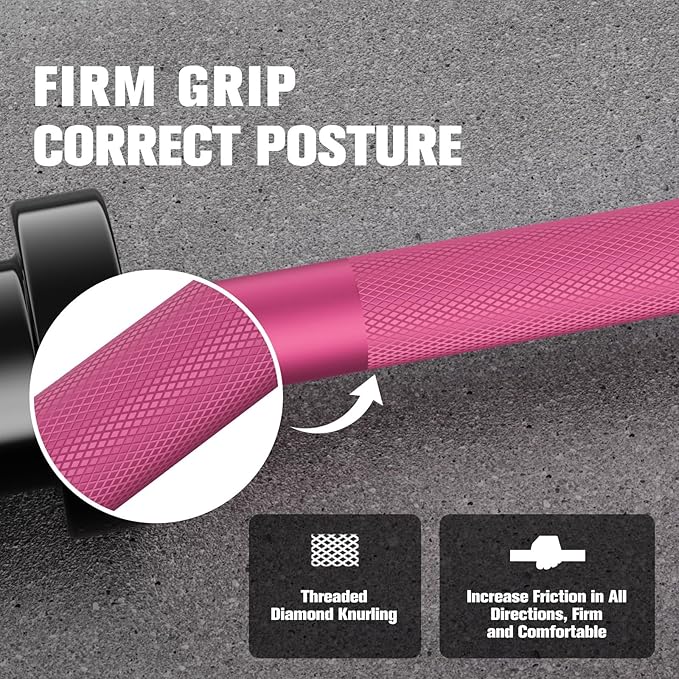 RITFIT Olympic Barbell 4ft/4.8ft/6ft - 2 Inch Weight Bar for Strength Training, Weightlifting