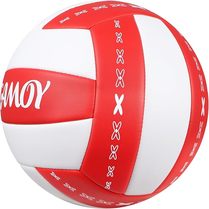 Volleyball Size 5 - Premium PU Leather, Ultra-Durable Soft to The Touch for Youth, Adults, Ideal