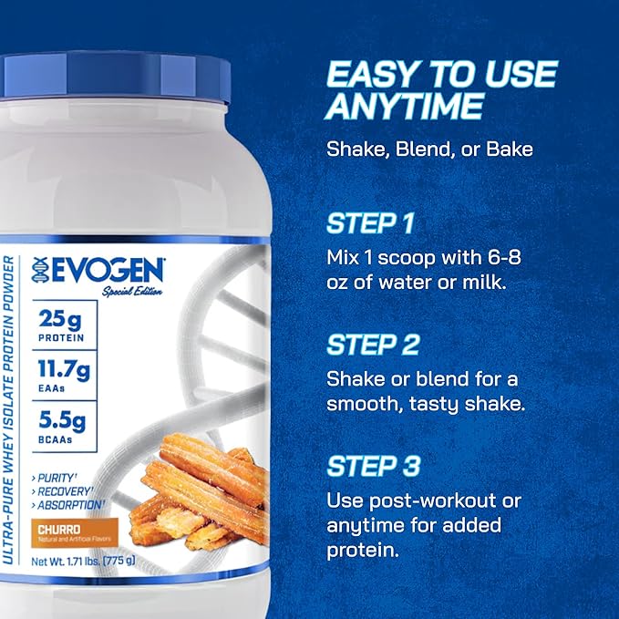 Evogen Isoject - Whey Protein Isolate | Ultra-Pure Whey Protein Powder with Ignitor Enzymes, BCAAs