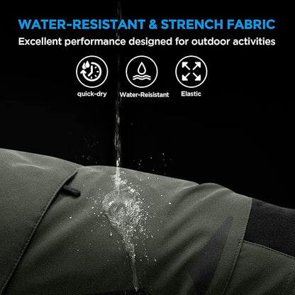XKTTAC Men's Outdoor Quick Dry Lightweight Stretchy Shorts for Hiking, Tactical, Camping, Travel