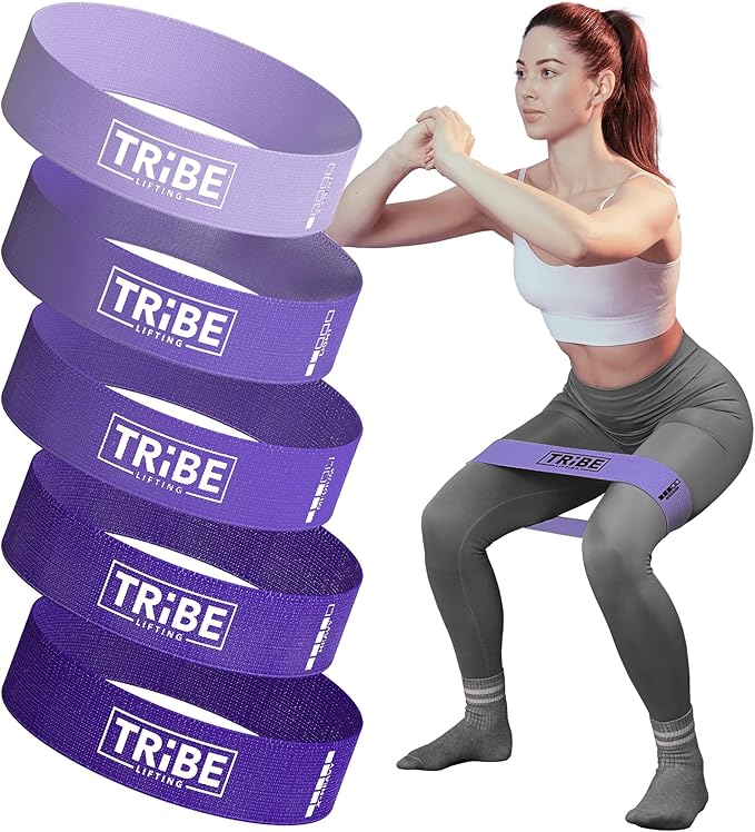 Fabric Resistance Bands for Working Out - Booty Bands for Women and Men - Exercise Bands Resistance