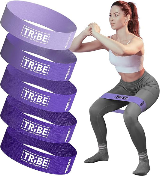 Fabric Resistance Bands for Working Out - Booty Bands for Women and Men - Exercise Bands Resistance