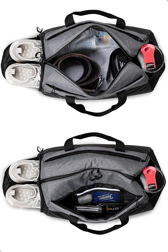 Fitgriff® Gym Bag V2 for Men and Women with Shoe & Wet Compartment - Duffle Bag for Travel, Sports