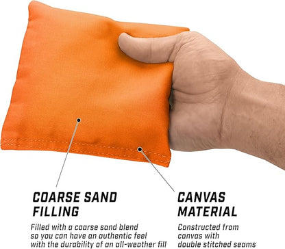 GoSports Classic Cornhole Bean Bags Set of 4-16 Colors Available - Regulation All Weather, Mix and