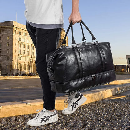 Weekender Overnight Bag Carry On Bag Travel Bag with Shoe Pouch