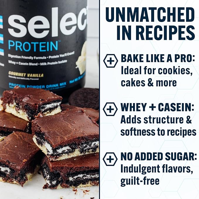 PEScience Select Protein Powder, Whey and Casein Blend, Clean Protein Powder for Women and Men, Low