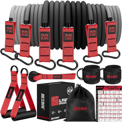 Heavy Resistance Bands for Working Out, 300lbs/360lb/420lb Exercise Bands Workout Bands with