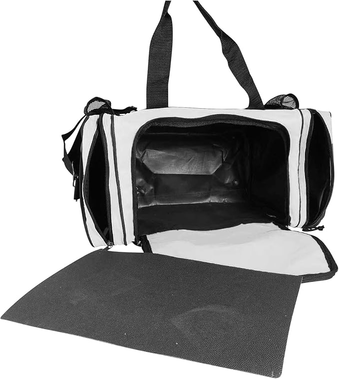 DALIX 17" Duffle Bag Dual Front Mesh Pockets (Black Gold Gray Dark Green Navy Blue Maroon Royal