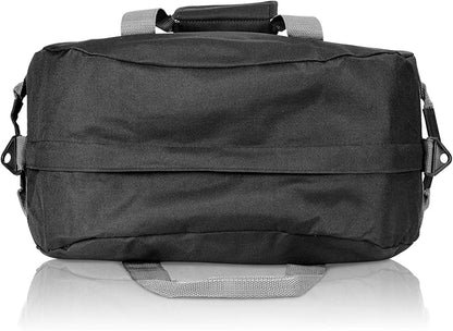 DALIX 18" Two Tone Duffle Bag Medium Black Red Blue Gold Pink Purple Gray