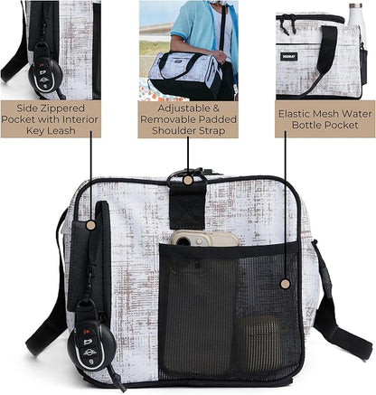 Vooray 22L Boost Duffle Bag – Small Gym Bag for Men and Women, Lightweight Travel Duffel with Shoe