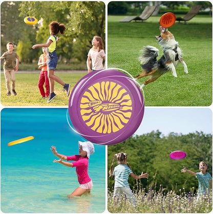 Wham-O Frisbee Cool Flyer Flying Disc, 9.95 Inch Sports Disc Lightweight Durable for Outdoor Beach