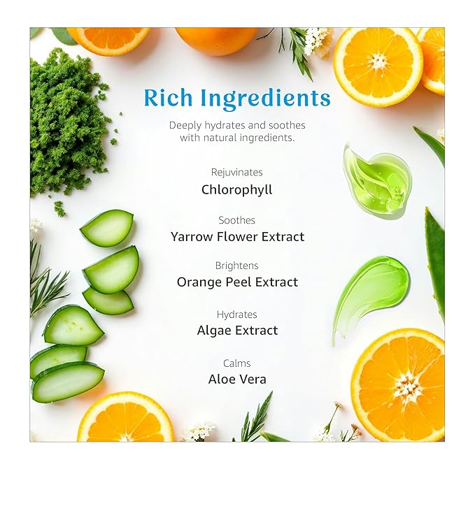 Raya Chlorophyll Masque (607) | Tightening Facial Treatment Mask for All Skin | Reduces Fine Lines