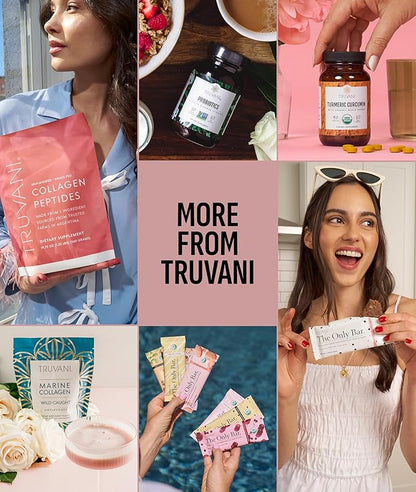Truvani Vegan Pea Protein Powder | Vanilla Chai | 20g Organic Plant Based Protein | 20 Servings |