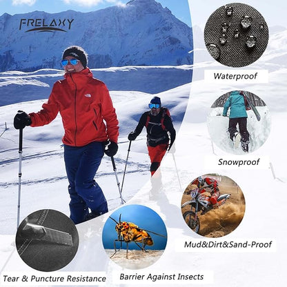 Frelaxy Leg Gaiters Ultra HIGH-Performance Hunting Gaiters, 100% Waterproof Hiking Gaiters with