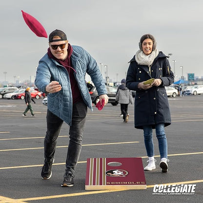 2' x 3' Solid Wood Cornhole Set with Direct Print HD Team Graphics – Great Gift for Any NCAA Fan!
