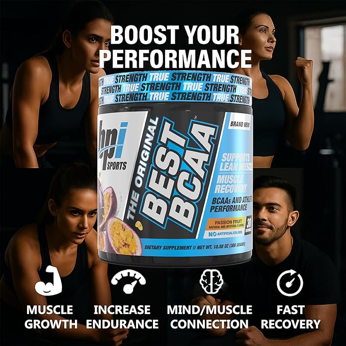 BPI Sports Best BCAA Powder - Muscle Recovery Support - Branched Chain Amino Acids | Building