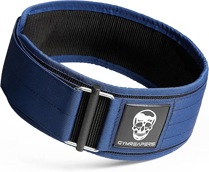 Gymreapers Quick Locking Weight Lifting Belt for Men Gym Belt for Powerlifting Deadlift Belt with 4