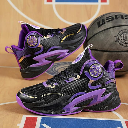 Boys Basketball Shoes Breathable Indoor Athletic Shoes Youth Outdoor Fashion Sneakers Comfortable