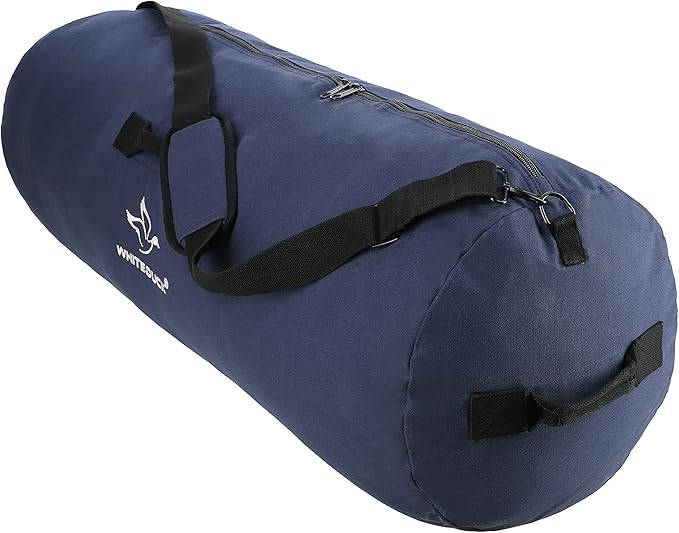 WHITEDUCK HOPLITE Heavy Duty Military Canvas Duffel Bag, Army Cargo Style, Foldable Tactical