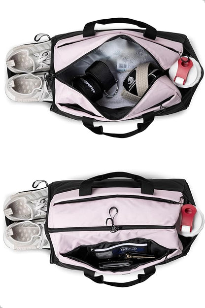 Fitgriff® Gym Bag V2 for Men and Women with Shoe & Wet Compartment - Duffle Bag for Travel, Sports