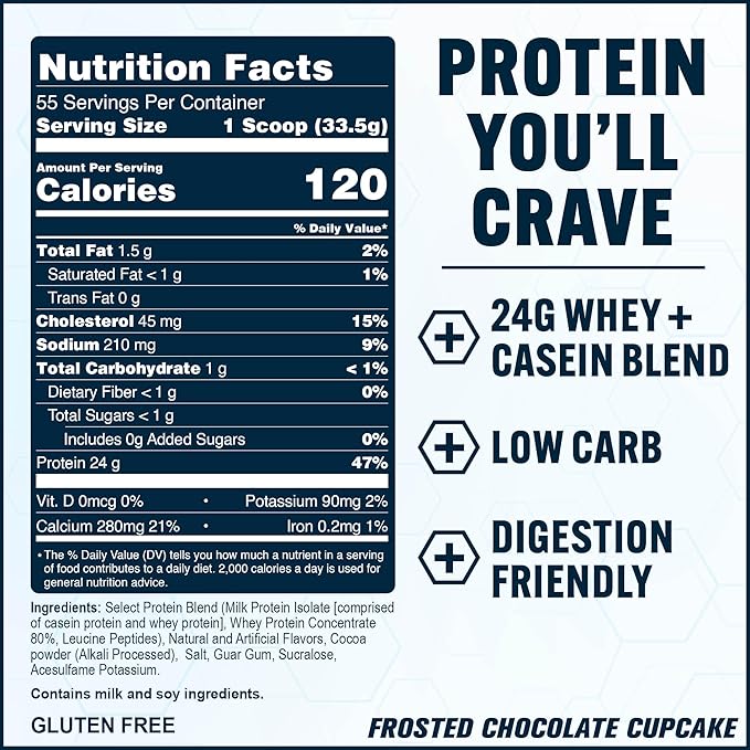 PEScience Select Protein Powder, Whey and Casein Blend, Clean Protein Powder for Women and Men, Low