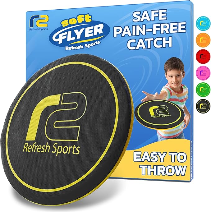 Flying Beach Toys for Teens – Lightweight Soft Flying Disc for Summer Fun For Kids – Safe & Easy to