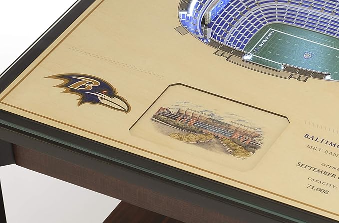 YouTheFan NFL 25-Layer StadiumViews Lighted End Table