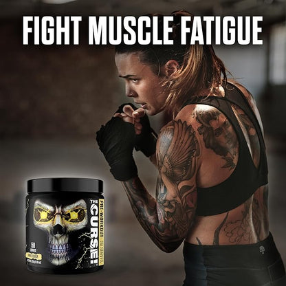 JNX SPORTS The Curse! Pre Workout Powder for Men & Women, Caffeine, Beta-Alanine, Creatine