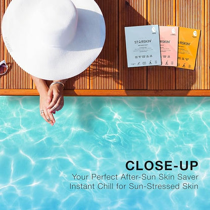 STARSKIN Close-Up 1x40g, Coconut Bio-Cellulose Firming Face Mask for all Skin Types, Face Lifting