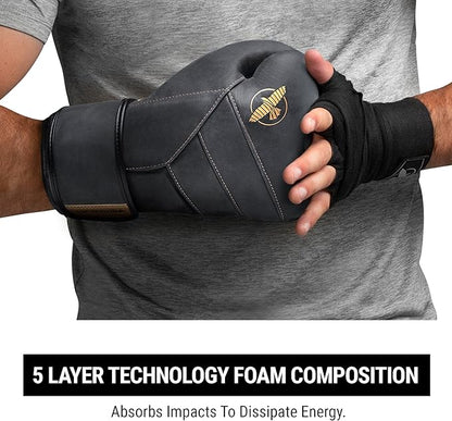 Hayabusa T3 LX Leather Boxing Gloves Men and Women for Training Sparring Heavy Bag and Mitt Work