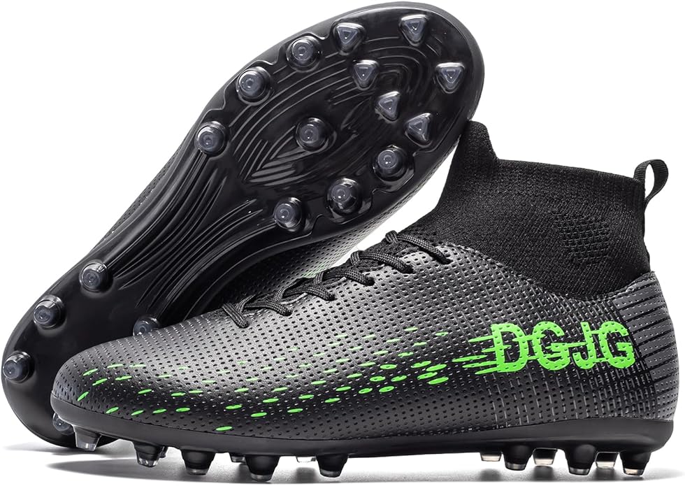 Youth Soccer Cleats Mens Training Football Cleats Lightweight Womens High-top Soccer Shoes AG