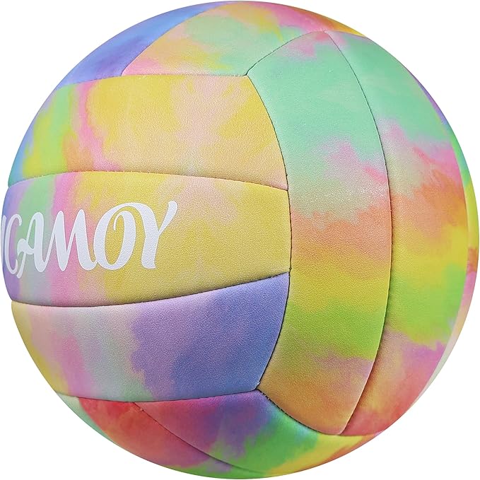 Volleyball Size 5 - Premium PU Leather, Ultra-Durable Soft to The Touch for Youth, Adults, Ideal