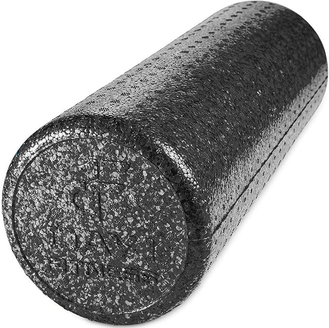 High-Density Round Foam Rollers - 4 Size and 8 Color Options - Massage Rollers for Stretching, Deep