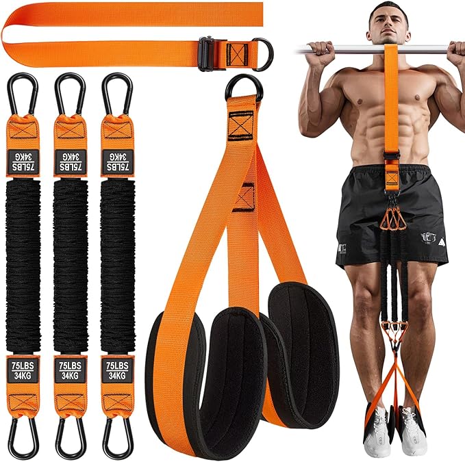 HPYGN Pull Up Assistance Bands, Heavy Duty Resistance Band for Pull Up Bar, Adjustable Weight/Size