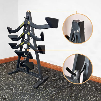 Lat Pull Down Bar Gym Accessory Rack, Lat Pulldown Attachments Cable Attachment Storage Rack for