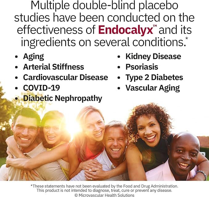 Endocalyx Supplement - Endothelial Glycocalyx Support 60 Capsules - Vascular & Microcirculation