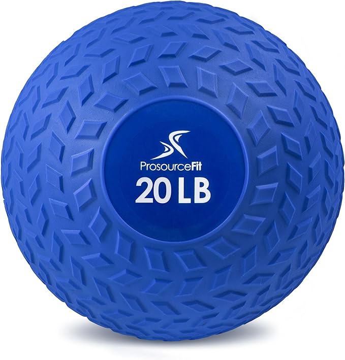 ProsourceFit Slam Medicine Balls 5, 10, 15, 20, 25, 30, 50lbs Smooth and Tread Textured Grip Dead