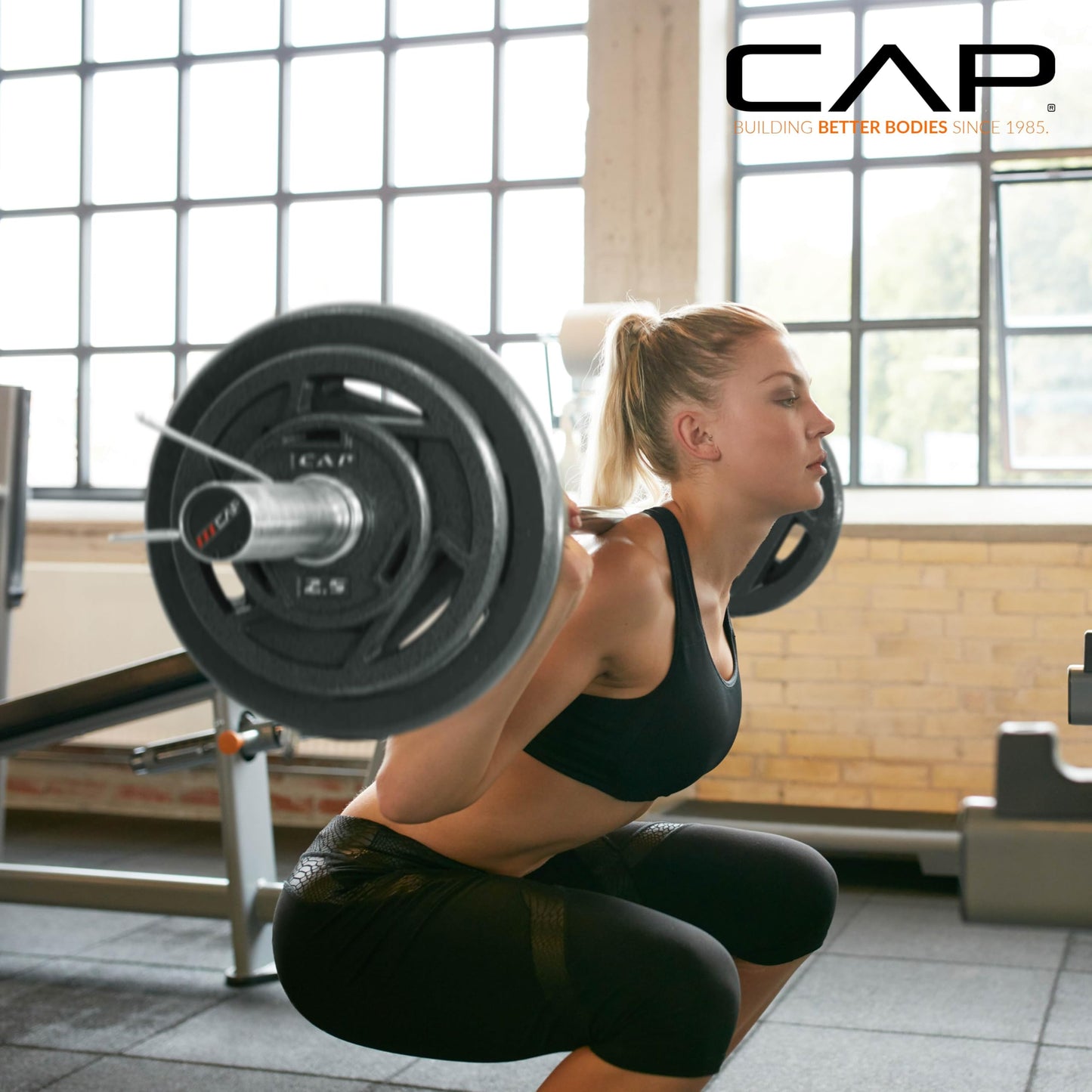 CAP Barbell 285 LB Elite Olympic 2-Inch Cast Iron Weight Plate Set